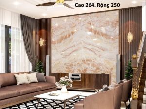 TRANH ĐÁ ONYX TỰ NHIÊN XUYÊN SÁNG 538