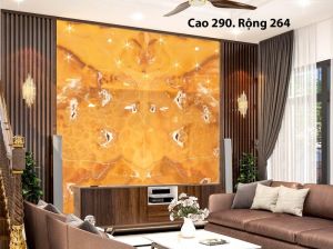 TRANH ĐÁ ONYX TỰ NHIÊN XUYÊN SÁNG 570