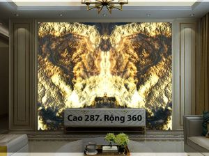 TRANH ĐÁ ONYX TỰ NHIÊN XUYÊN SÁNG 625