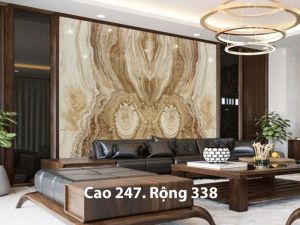 TRANH ĐÁ ONYX TỰ NHIÊN XUYÊN SÁNG 1282