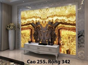 TRANH ĐÁ ONYX TỰ NHIÊN XUYÊN SÁNG 1341