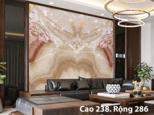 TRANH ĐÁ ONYX TỰ NHIÊN XUYÊN SÁNG 1366