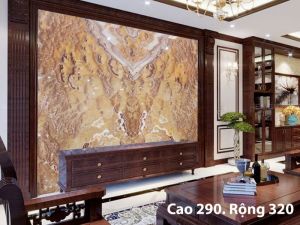 TRANH ĐÁ ONYX TỰ NHIÊN XUYÊN SÁNG 1370