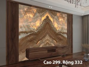 TRANH ĐÁ ONYX TỰ NHIÊN XUYÊN SÁNG 1402