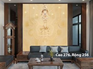 TRANH ĐÁ ONYX TỰ NHIÊN XUYÊN SÁNG 18258