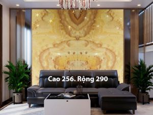 TRANH ĐÁ ONYX TỰ NHIÊN XUYÊN SÁNG 18299