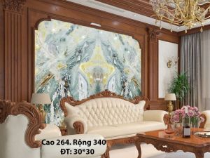 TRANH ĐÁ ONYX TỰ NHIÊN XUYÊN SÁNG 18305