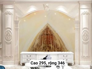 TRANH ĐÁ ONYX TỰ NHIÊN XUYÊN SÁNG 18370