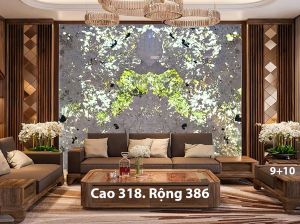 Tranh Đá Thạch Anh Tự Nhiên Alpinus Xuất Xứ Brazil