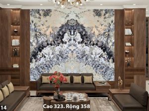 Tranh đá thạch anh xuyên sáng