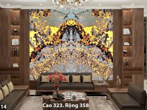 Tranh đá thạch anh xuyên sáng