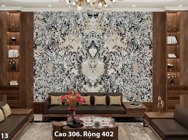 Tranh đá thạch anh xuyên sáng