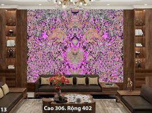 Tranh đá thạch anh xuyên sáng