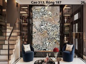 Tranh đá thạch anh xuyên sáng