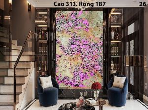 Tranh đá thạch anh xuyên sáng