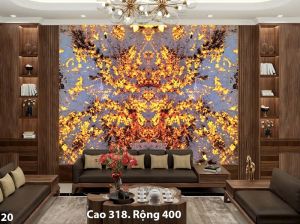 Tranh đá thạch anh xuyên sáng