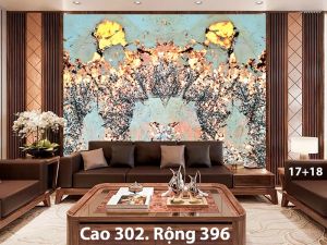 Tranh đá thạch anh xuyên sáng