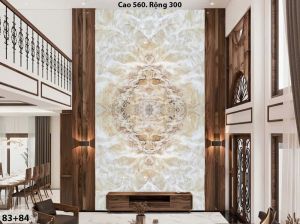 Tranh đá ngọc onyx xuyên sáng