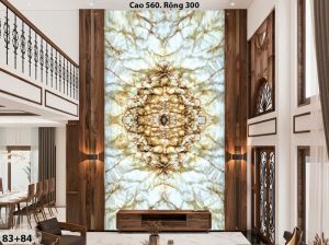 Tranh đá Ngọc onyx xuyên sáng