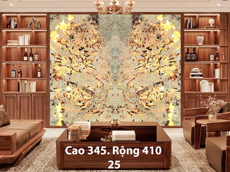 Tranh đá thạch anh xuyên sáng