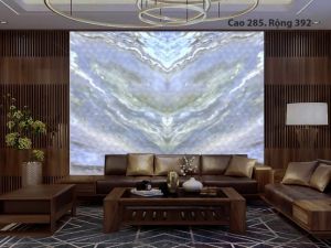 TRANH ĐÁ ONYX TỰ NHIÊN XUYÊN SÁNG 122