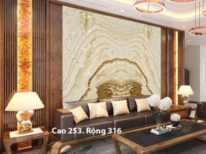 TRANH ĐÁ ONYX TỰ NHIÊN XUYÊN SÁNG 126