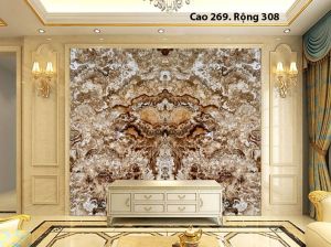 TRANH ĐÁ ONYX TỰ NHIÊN XUYÊN SÁNG 140