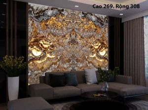 TRANH ĐÁ ONYX TỰ NHIÊN XUYÊN SÁNG 141