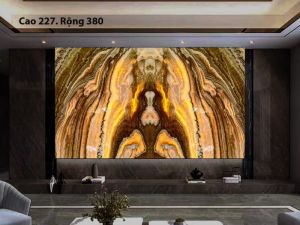 TRANH ĐÁ ONYX TỰ NHIÊN XUYÊN SÁNG 152
