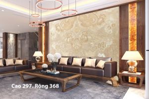 TRANH ĐÁ ONYX TỰ NHIÊN XUYÊN SÁNG 155