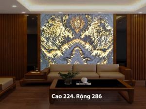 TRANH ĐÁ ONYX TỰ NHIÊN XUYÊN SÁNG 200