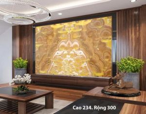 TRANH ĐÁ ONYX TỰ NHIÊN XUYÊN SÁNG 231