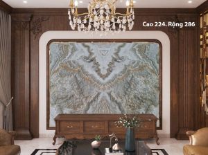 TRANH ĐÁ ONYX TỰ NHIÊN XUYÊN SÁNG 232